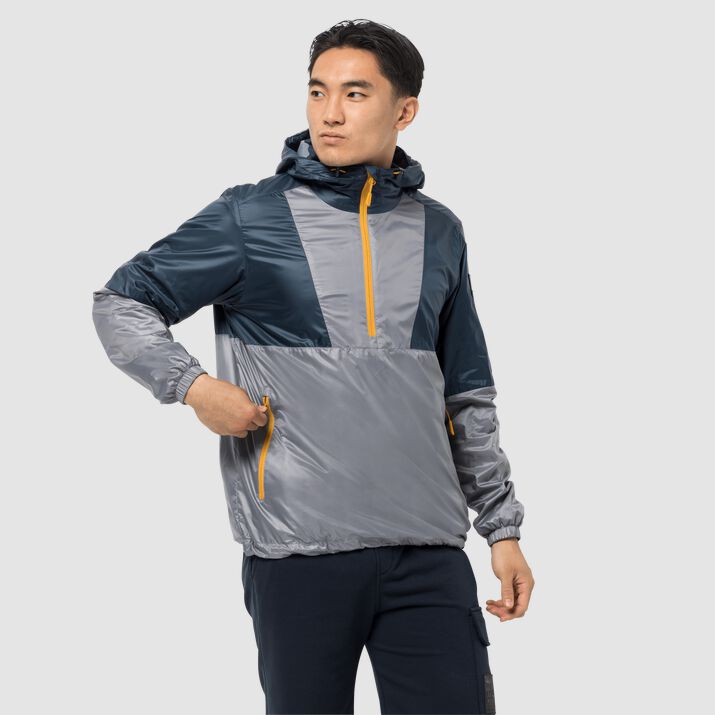 Chamarra Verano Jack Wolfskin 365 Thunderclap Overhead Hombre Azul Marino Mexico-1524713